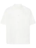 sacai embroidered-design button-up shirt - White