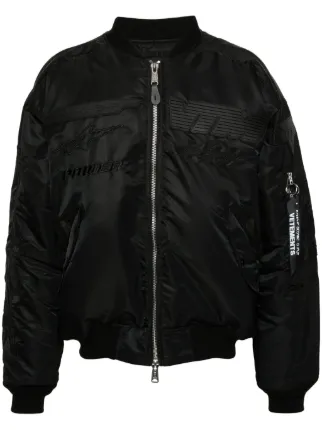 VETEMENTS Blackout Racing ボンバージャケット | ブラック | FARFETCH JP
