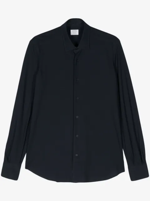 Mazzarelli camisa con costuras en contraste