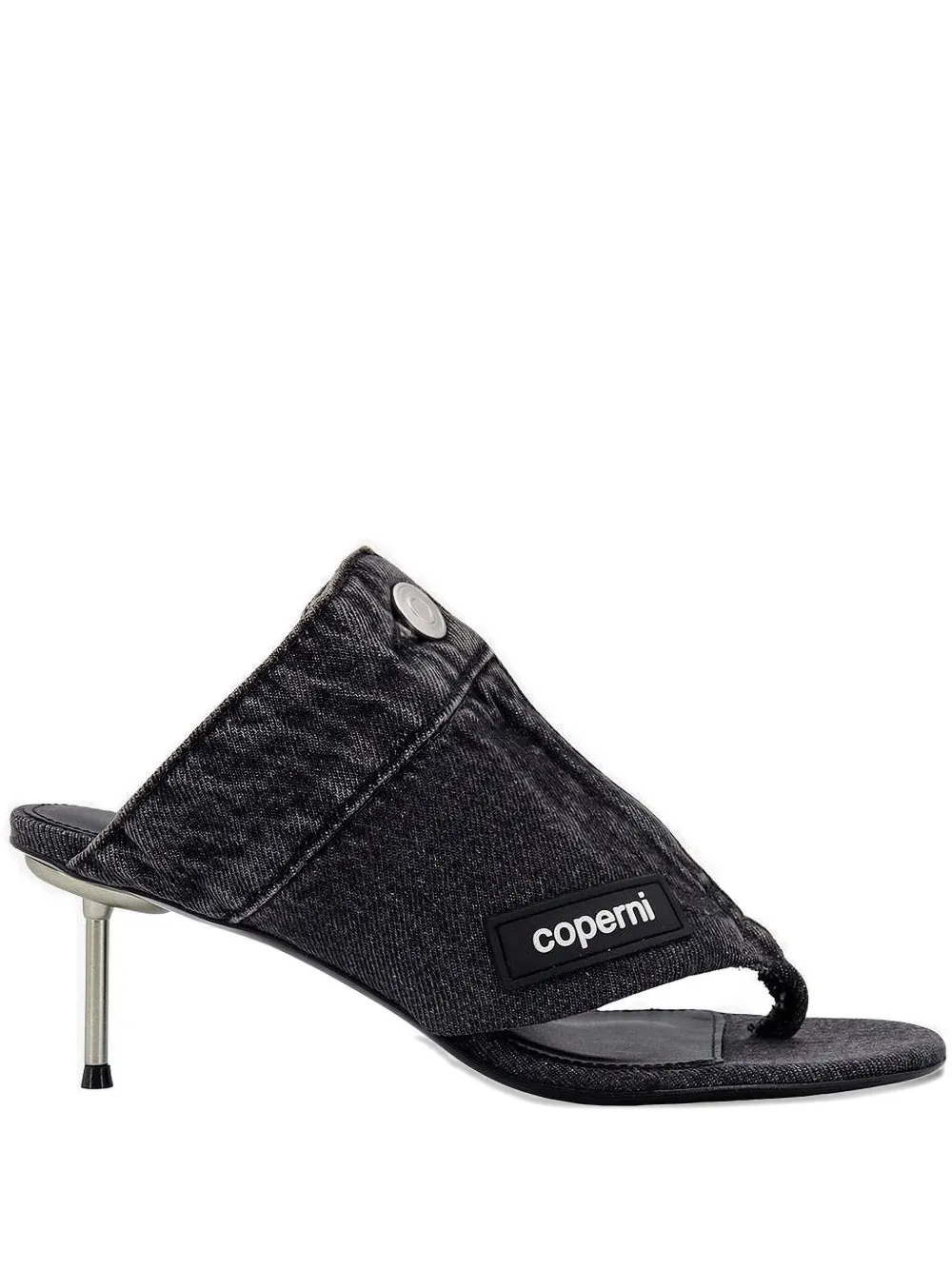 Coperni 60mm Open Thong Sandals In Gray