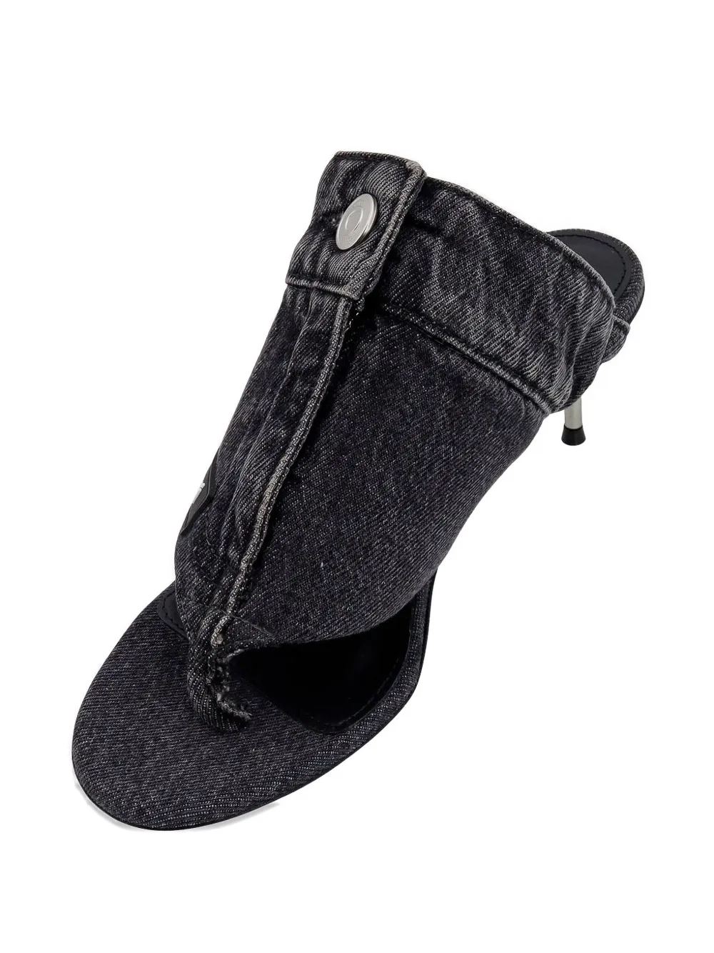 Coperni 60mm Open Thong Sandals In Gray