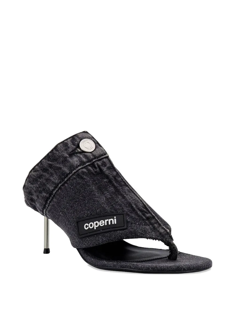 Coperni 60mm Open Thong Sandals In Gray