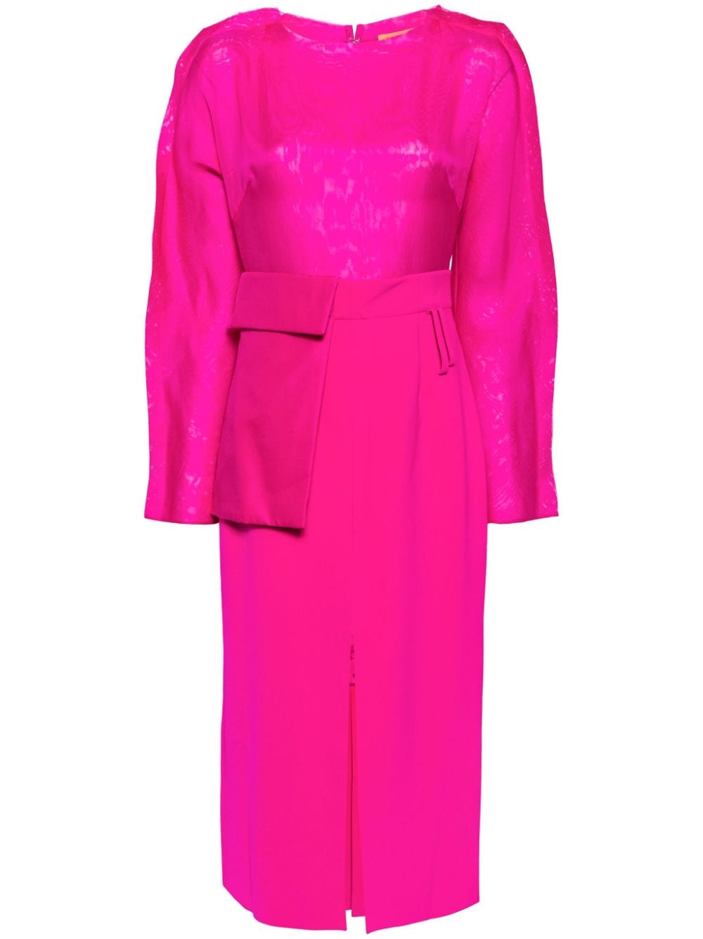 Shop Stine Goya Sgfelicity Silk Pencil Dress In Pink