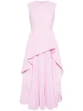 Solace London The Severny peplum midi dress - Pink