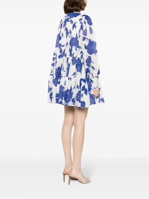 Aje rose-print cotton shirtdress 24SU5572 - 3