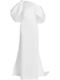 Solace London Raye off-shoulder maxi dress - White