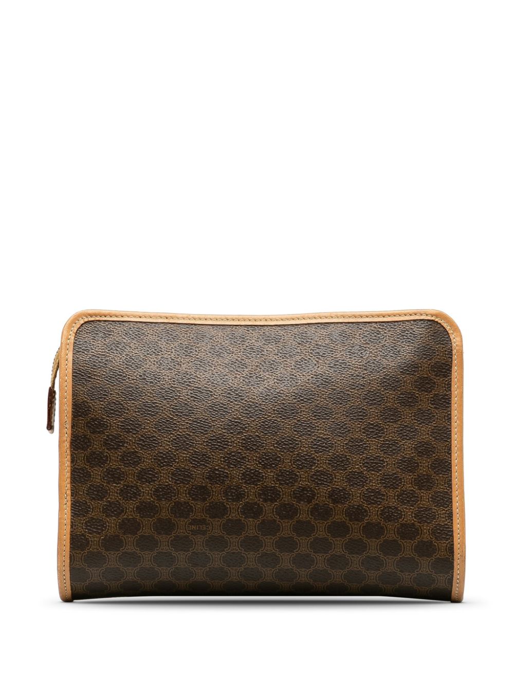 Céline Pre-Owned 2015 Macadam clutch bag - Bruin