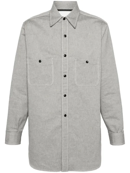Chemise en coton à col pointu - Maison Margiela - Modalova
