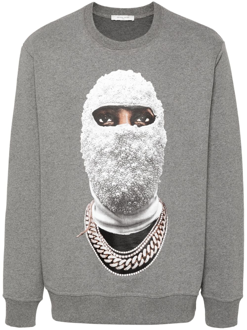 Ih Nom Uh Nit Future Mask Cotton Sweatshirt In Grey