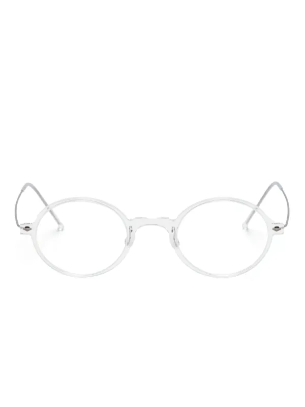 Lindberg 6508 ラウンド眼鏡フレーム | ニュートラル | FARFETCH JP