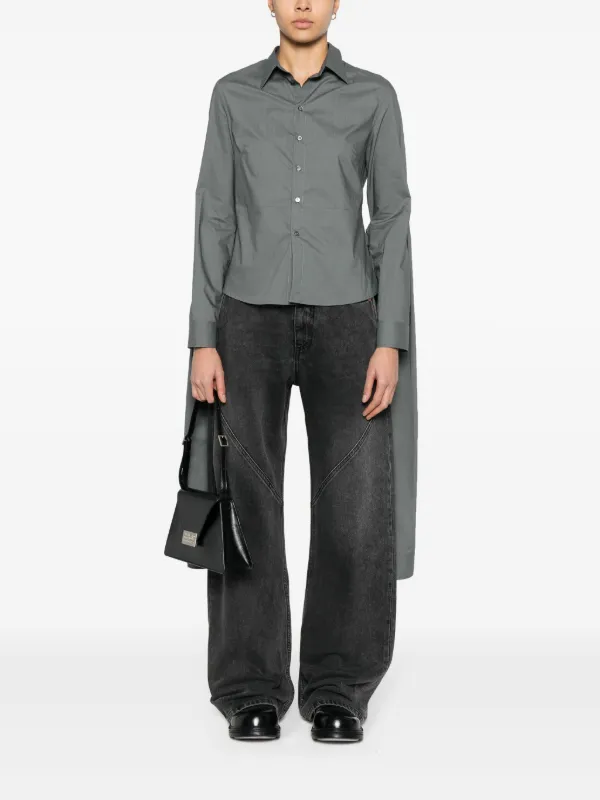 MM6 Maison Margiela double-sleeves Cotton Shirt - Farfetch
