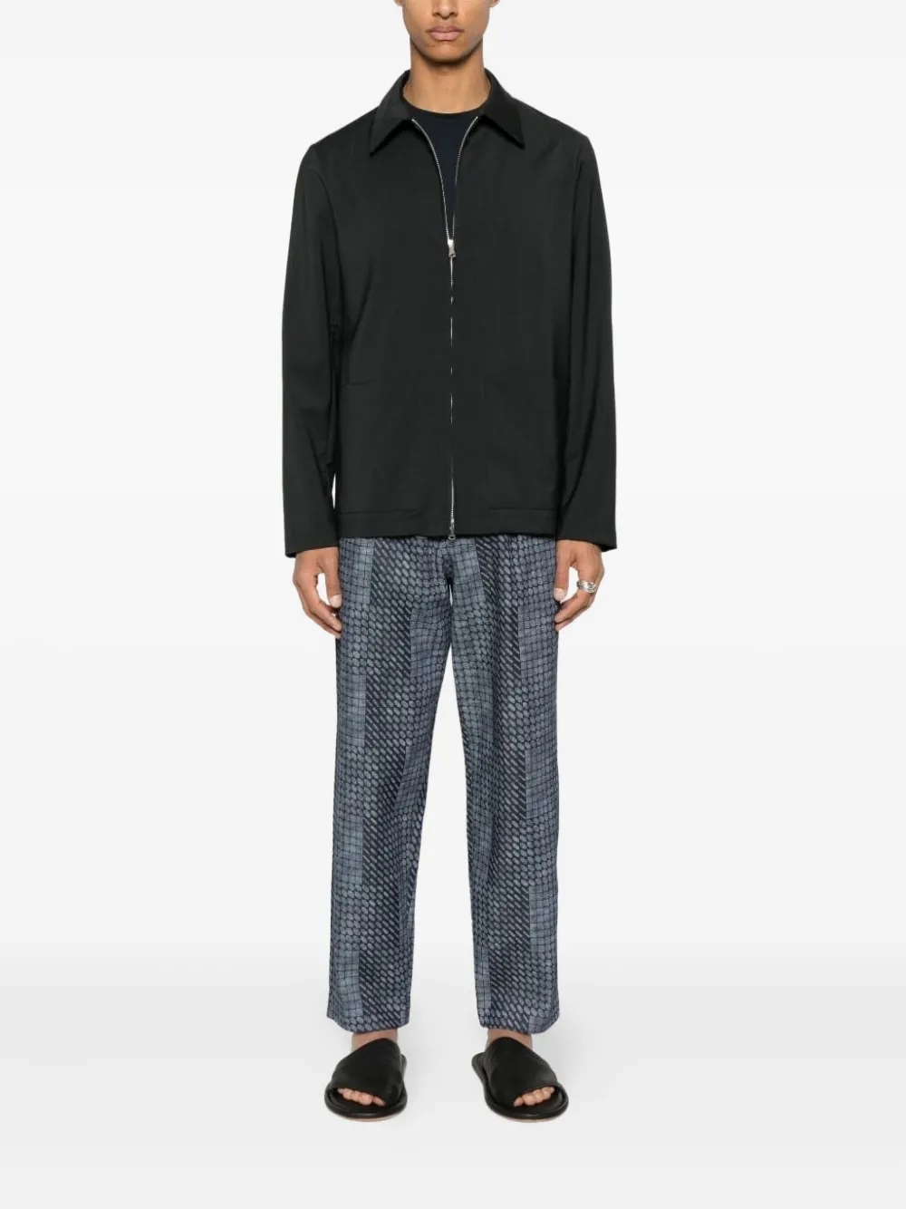 Pierre-Louis Mascia patterned trousers | Regular-Fit & Straight Leg Pants | Image 2