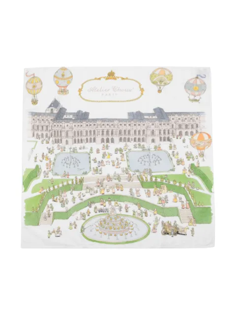 Atelier Choux Versailles Pastel organic cotton blanket