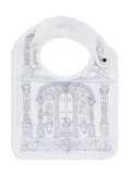 Atelier Choux illustration-print cotton bib - White