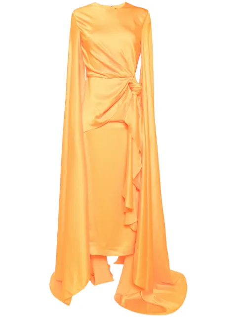 Solace London The Elya satin maxi dress