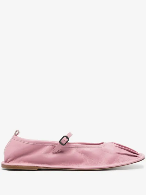 Hereu Dansa leather ballerina shoes