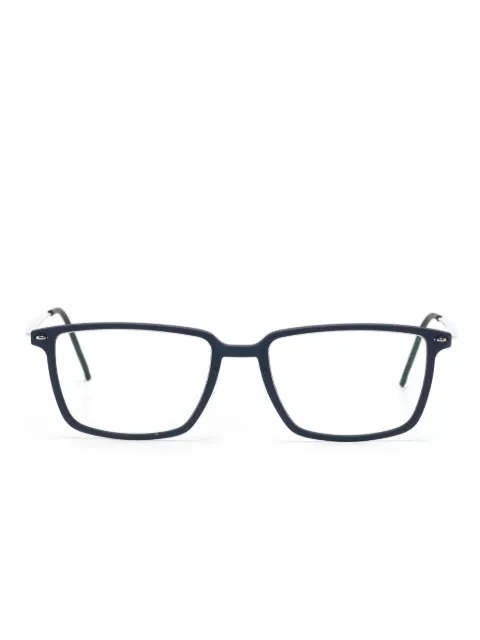 Lindberg rectangle-frame glasses