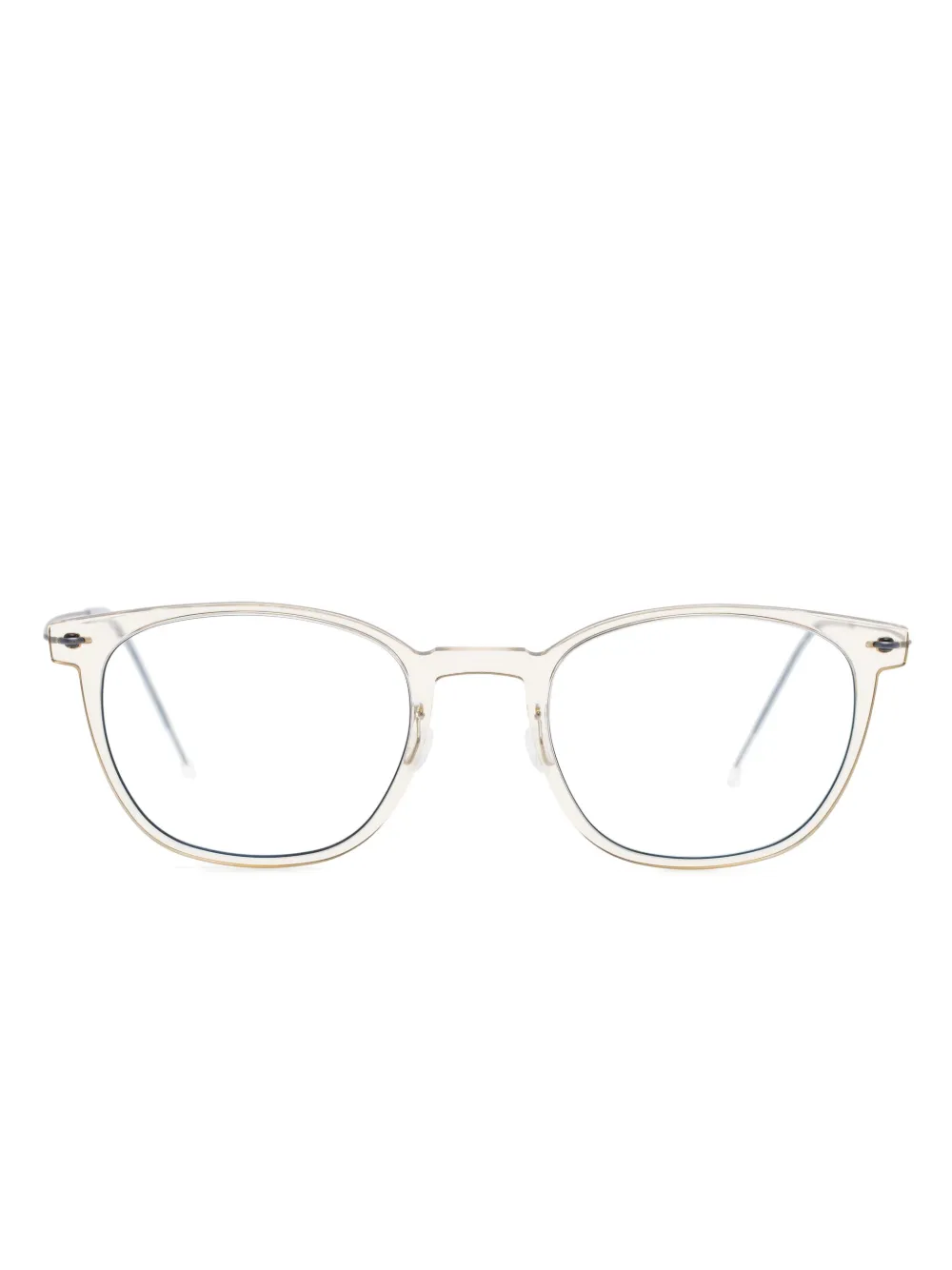 Lindberg wayfarer-frame glasses | Neutrals | Image 1