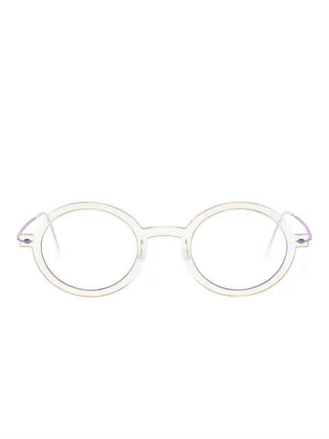 Lindberg round-frame glasses