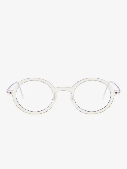 Lindberg round-frame glasses