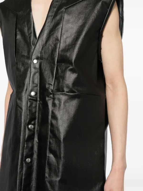 Rick Owens ノースリーブシャツ | ブラック | FARFETCH JP