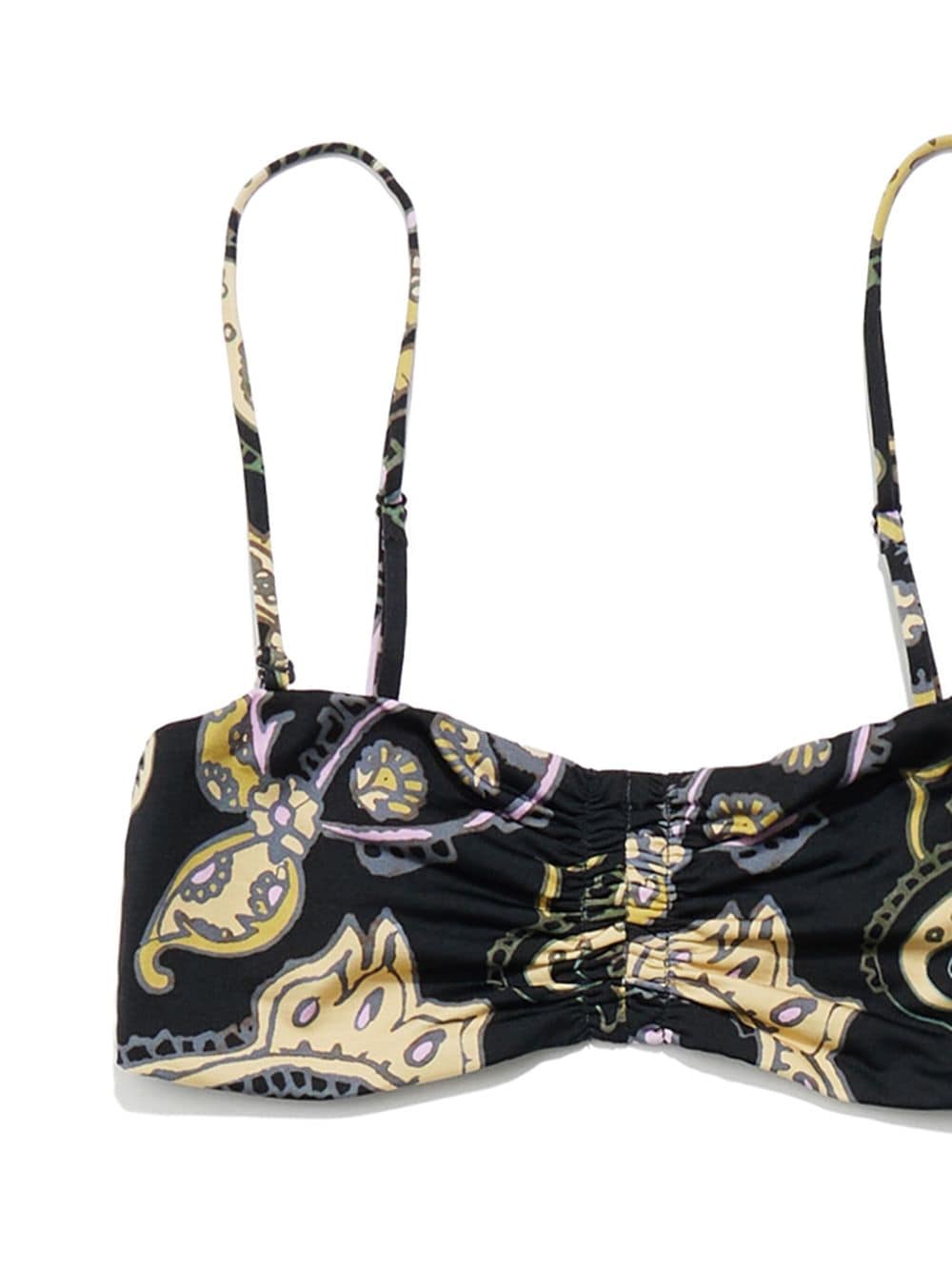 Bimba y Lola Bikini met paisley-print - Zwart