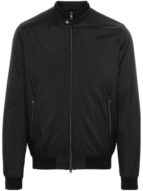 Herno logo-plaque bomber jacket