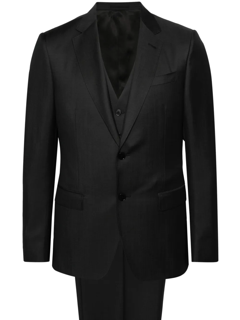 Zegna traje con botones | negro | Image 1