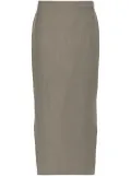 Givenchy high-low hem wool skirt - Neutrals