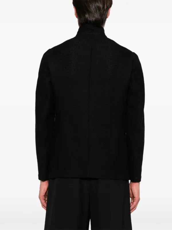 Emporio Armani ニット シングルジャケット - Farfetch