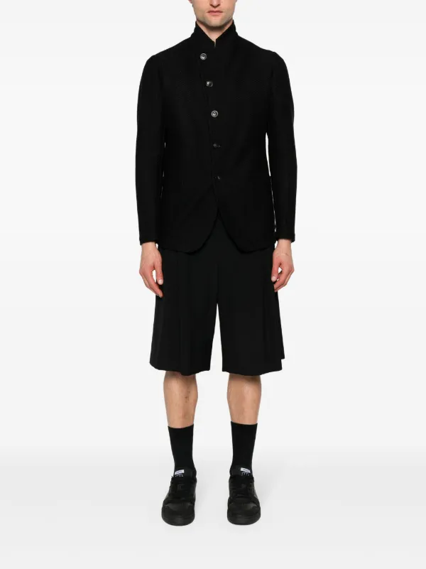 Emporio Armani ニット シングルジャケット - Farfetch