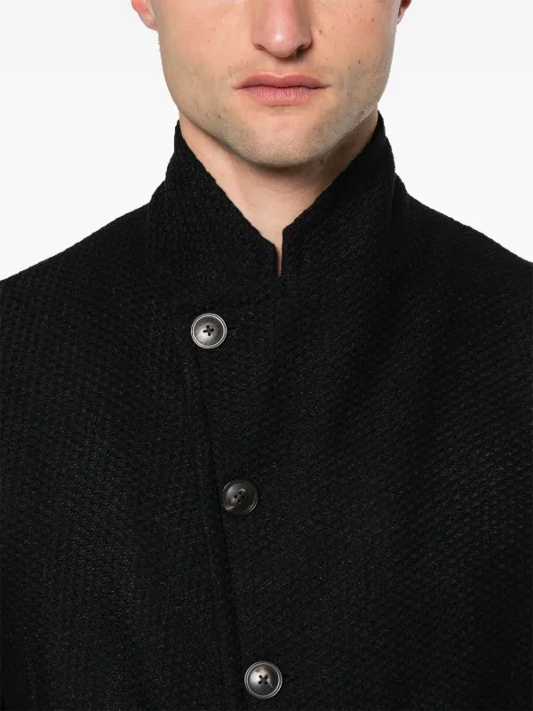Emporio Armani ニット シングルジャケット - Farfetch
