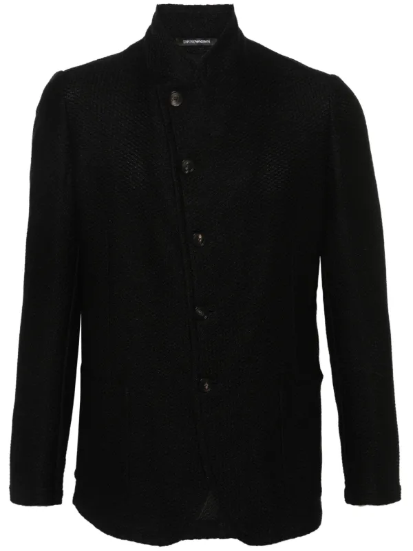 Emporio Armani ニット シングルジャケット - Farfetch