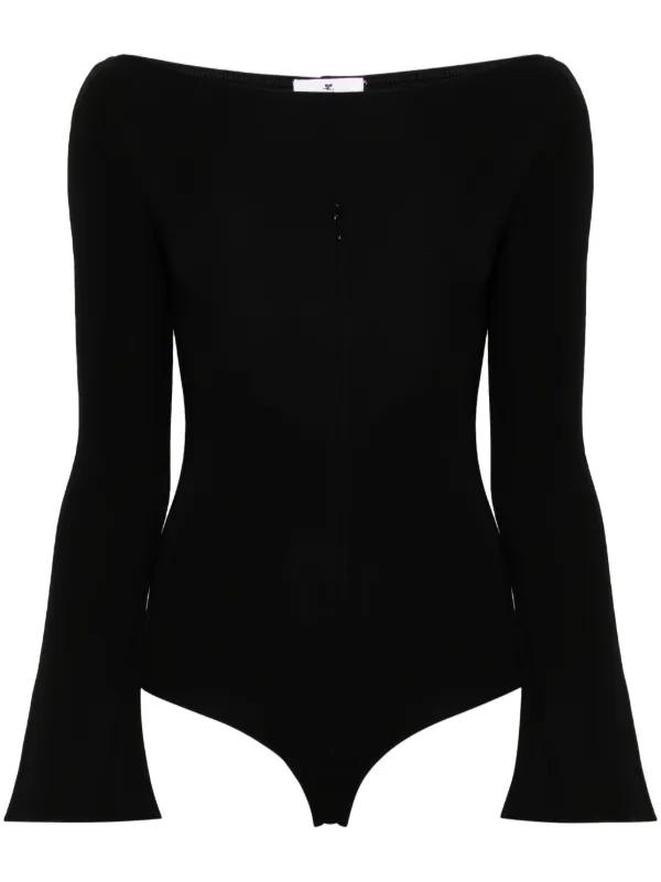 Courrèges ジップ ボディスーツ | ブラック | FARFETCH JP