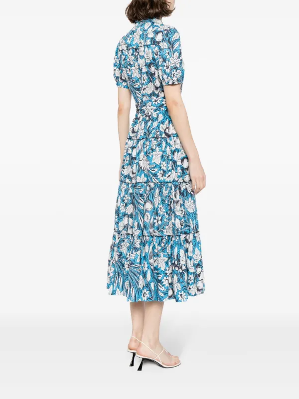 DVF Diane Von Furstenberg Queena floral-print Dress - Farfetch