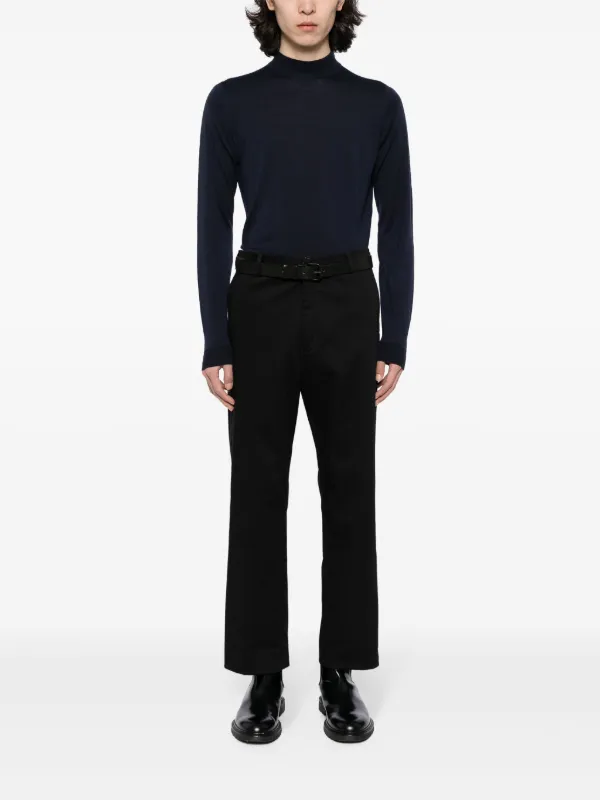John Smedley モックネック セーター | ブルー | FARFETCH JP