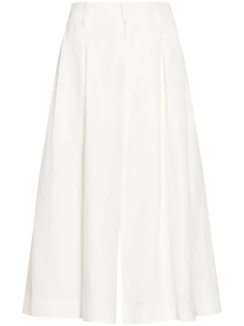 P.A.R.O.S.H. pleated below-knee shorts