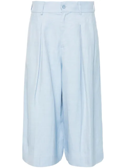 P.A.R.O.S.H. pleated below-knee shorts