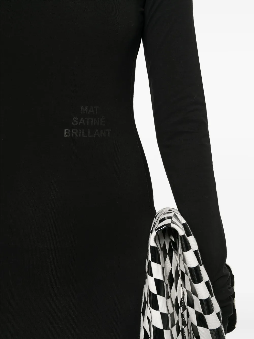 Maison Martin Margiela 1 black one shoulder maxi dress with