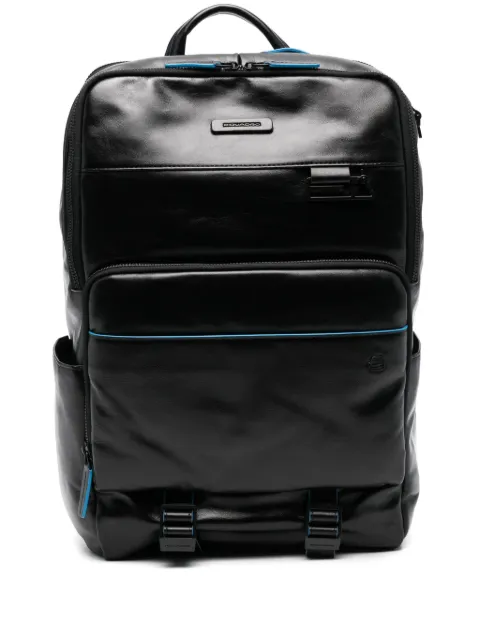 PIQUADRO mochila con placa del logo
