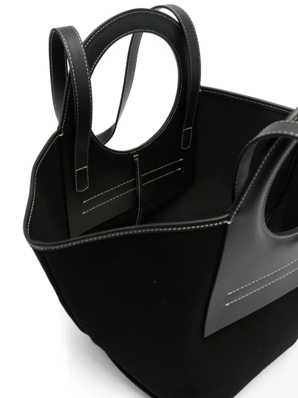 Hereu Small Cala Tote Bag | Black | FARFETCH BN