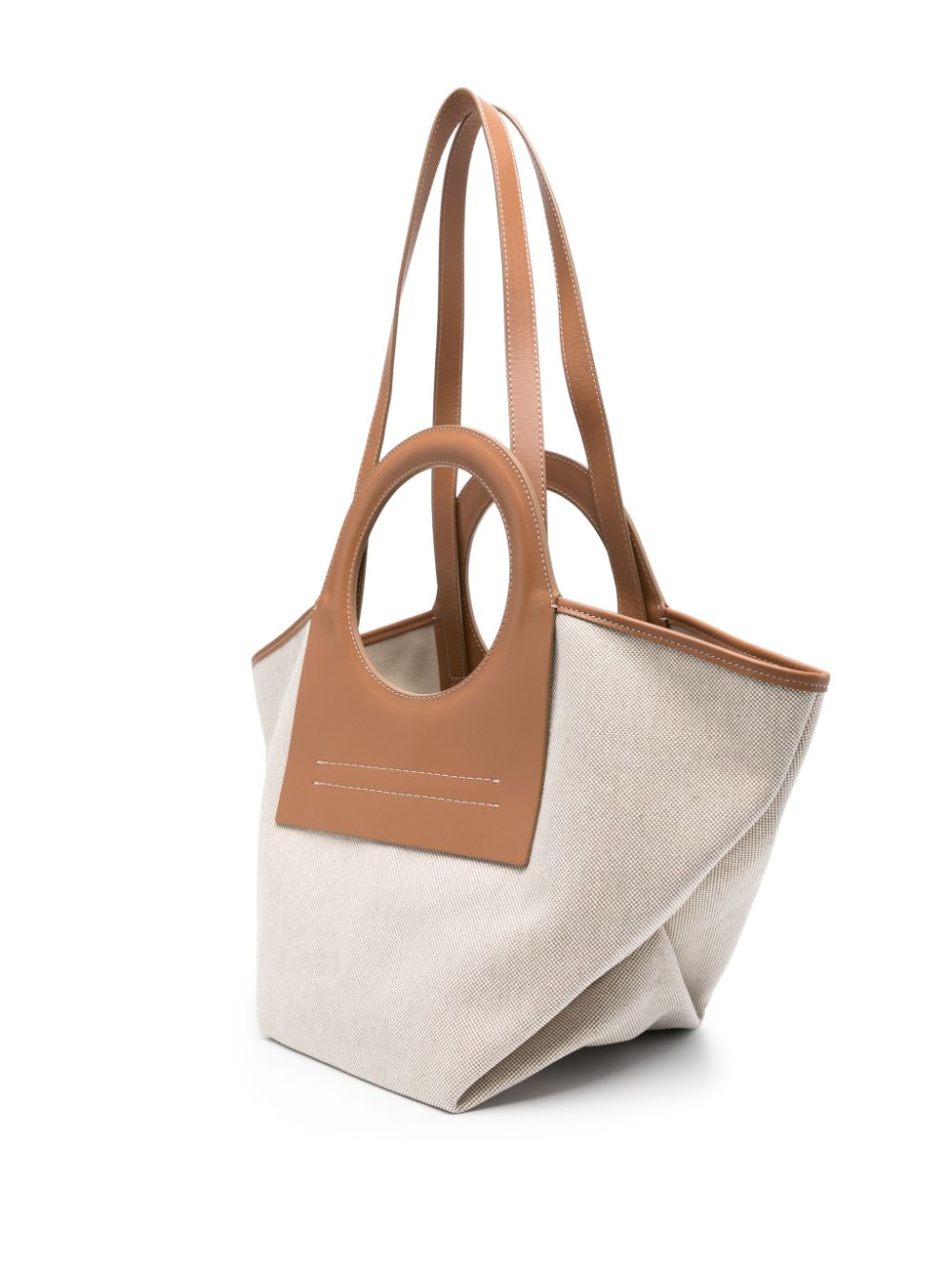 Shop Hereu Small Cala Tote Bag In Neutrals