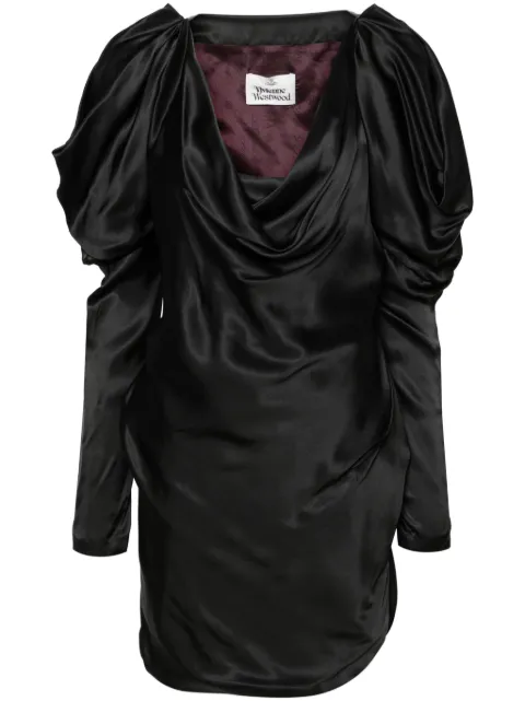 Vivienne Westwood Pre-Owned 2000s New Virginia satin minidress