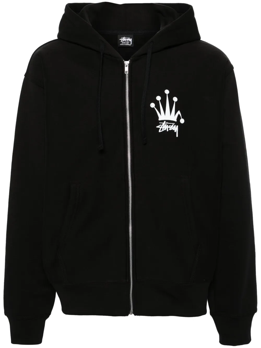 Stussy Felpa Con Cappuccio Nero FARFETCH IT