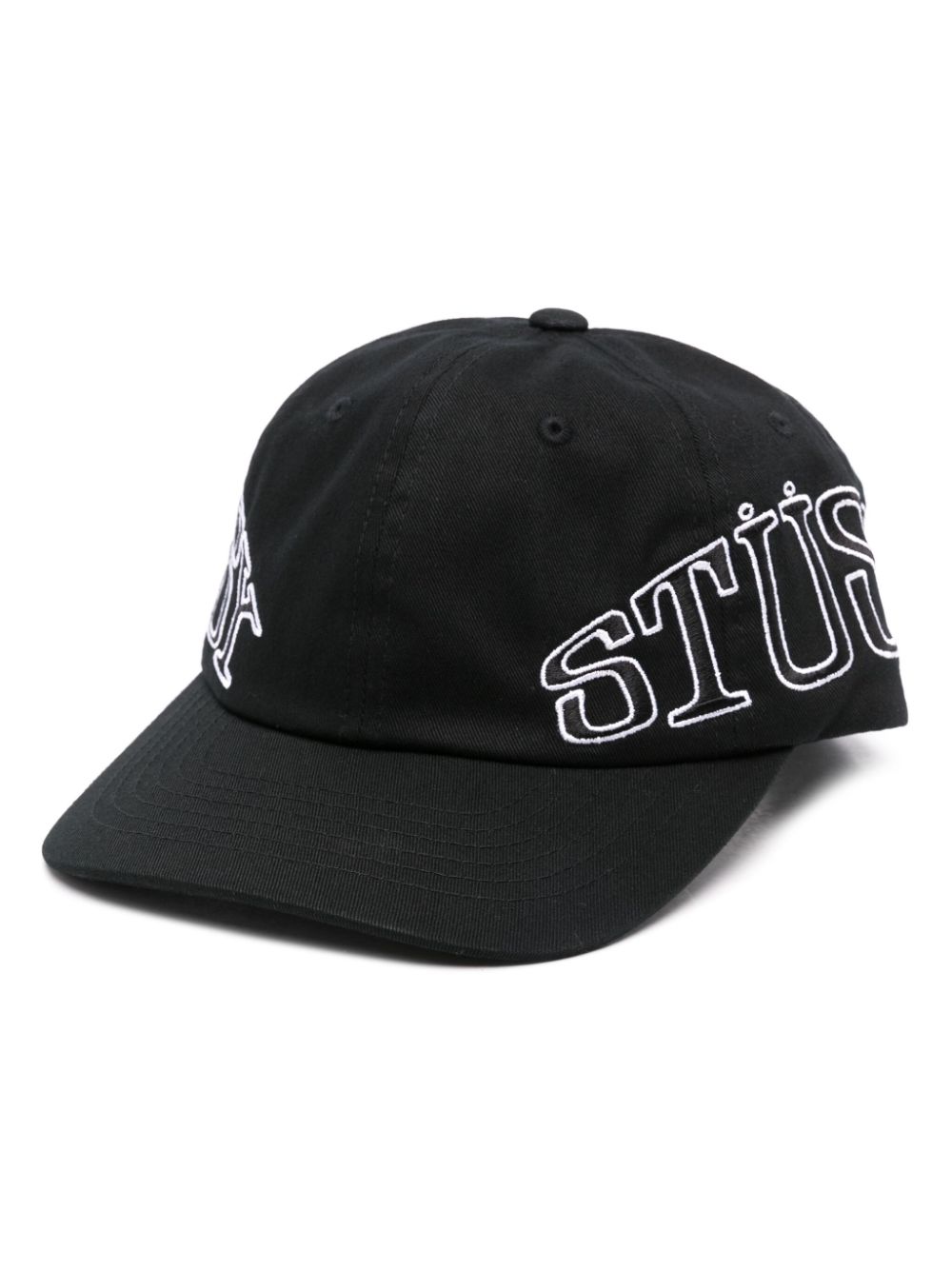 Stussy Arc Low Pro Baseball Cap In Black