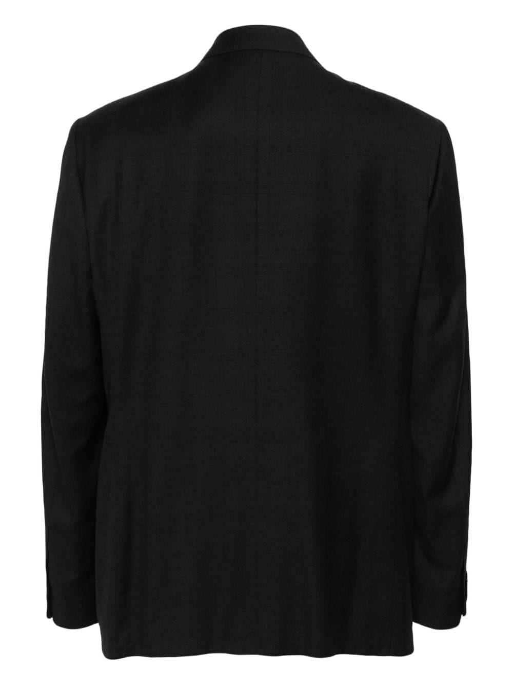 Shop Corneliani Single-breasted Virgin Wool Suit In Grey