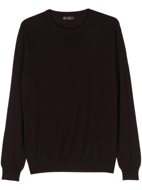 Corneliani fine-knit virgin wool jumper