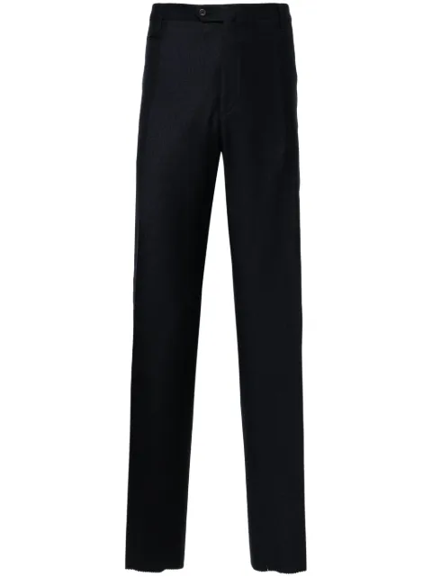 Corneliani pantalones de vestir con tiro medio
