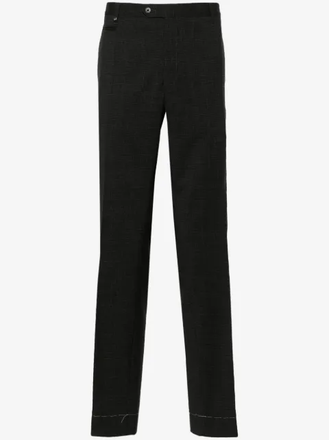 Corneliani mid-rise tailored wool trousers
