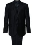 Corneliani single-breasted virgin wool suit - Blue